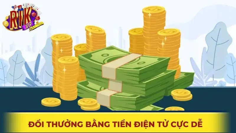 Rút tiền bằng tiền điện tử cực dễ