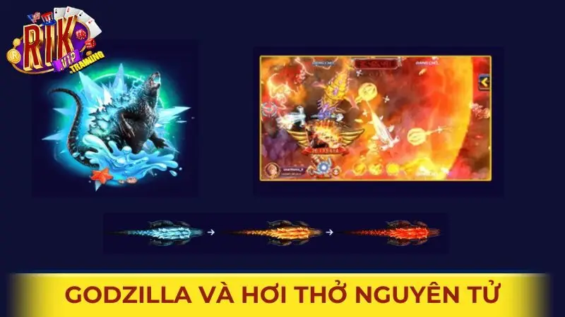 Godzilla và hơi thở nguyên tử có sức công phá lớn