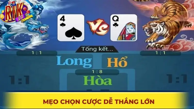 Mẹo đặt cược thông minh khi chơi Rồng hổ Rikvip