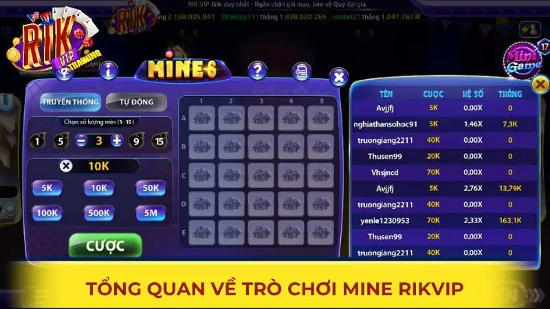Tổng quan về trò chơi Mines tại cổng game